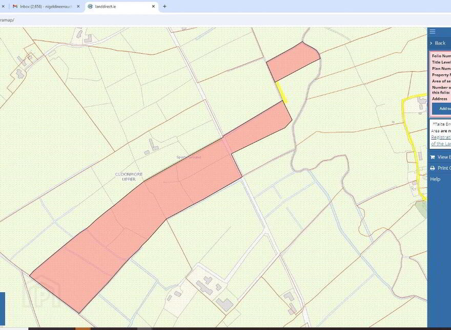 C.29 Acres At Cloonmore Upper, Claremorris