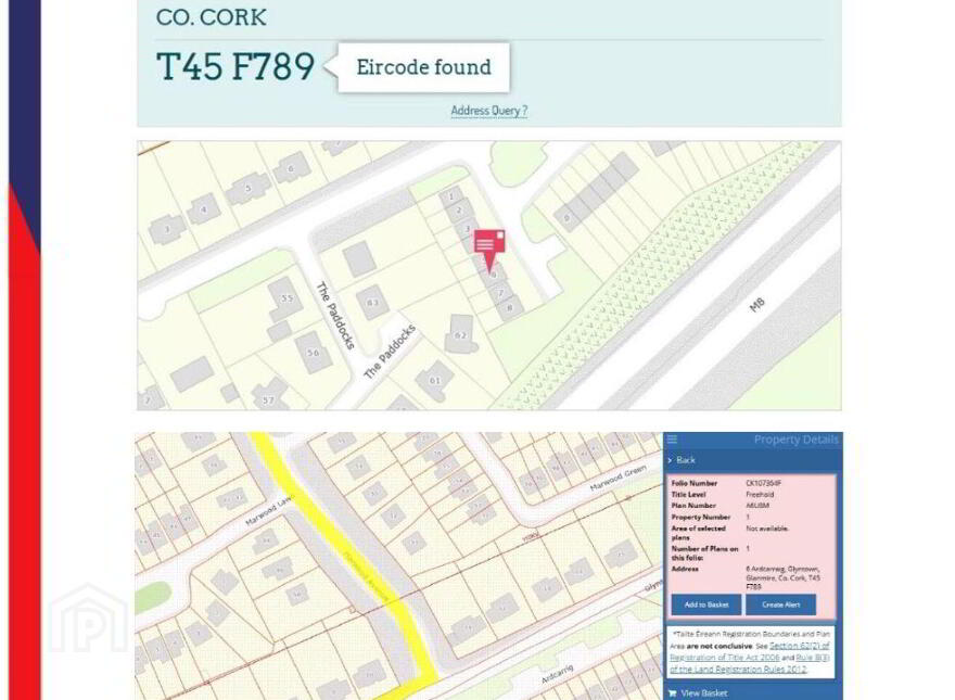 Ardcarraig, Glyntown, Glanmire, T45F789