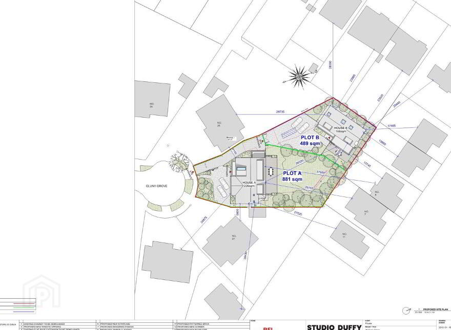B Plot Site @ Rear, 26 Cluny Grove, Killiney, A96X022