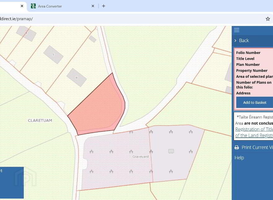 0.4 Acre In Claretuam, Belclare