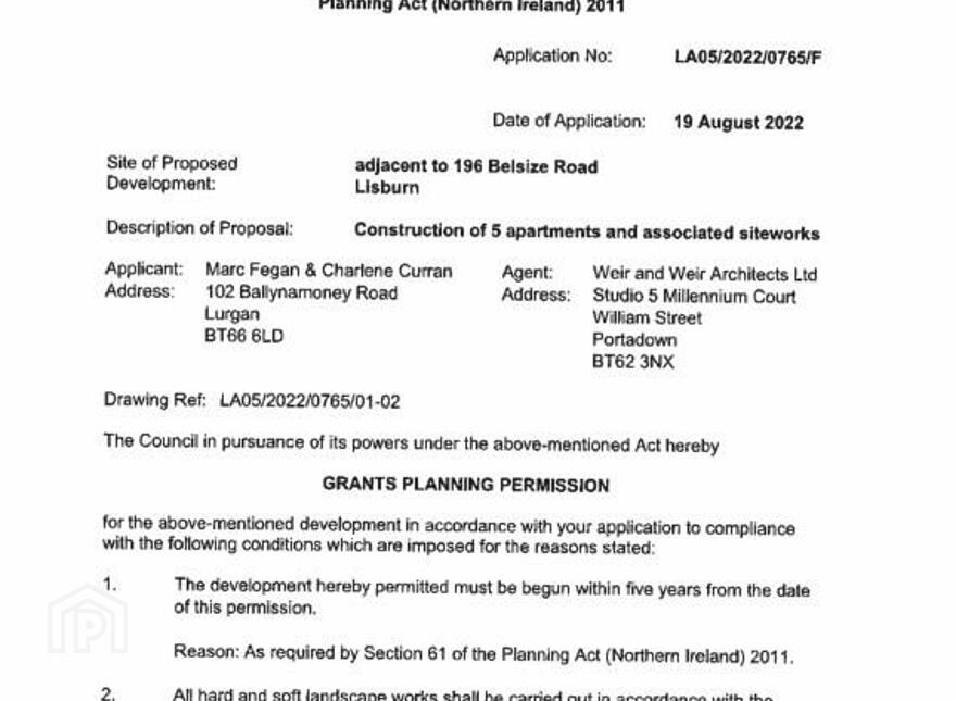 Development Opportunity At, 196 Belsize Road, Lisburn, BT27 4DT