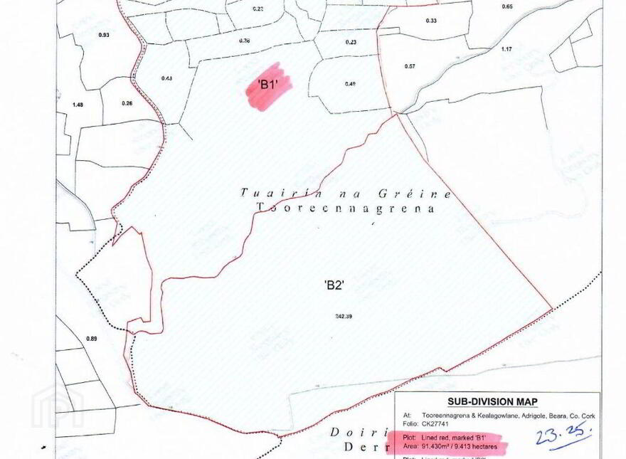 Tooreennagrena, Adrigole, P75EF99