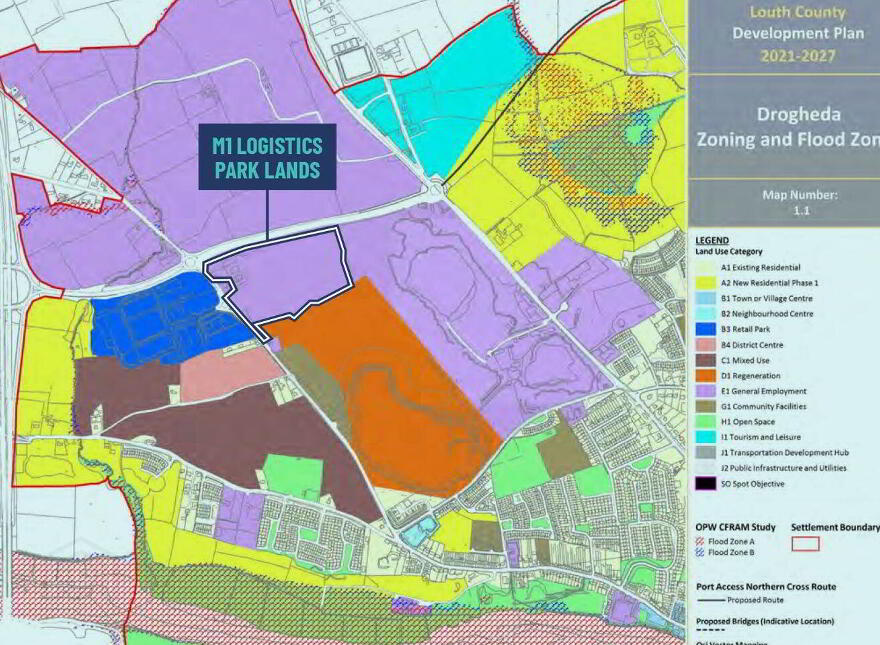 M1 Logistics Park Lands, Mell, Drogheda