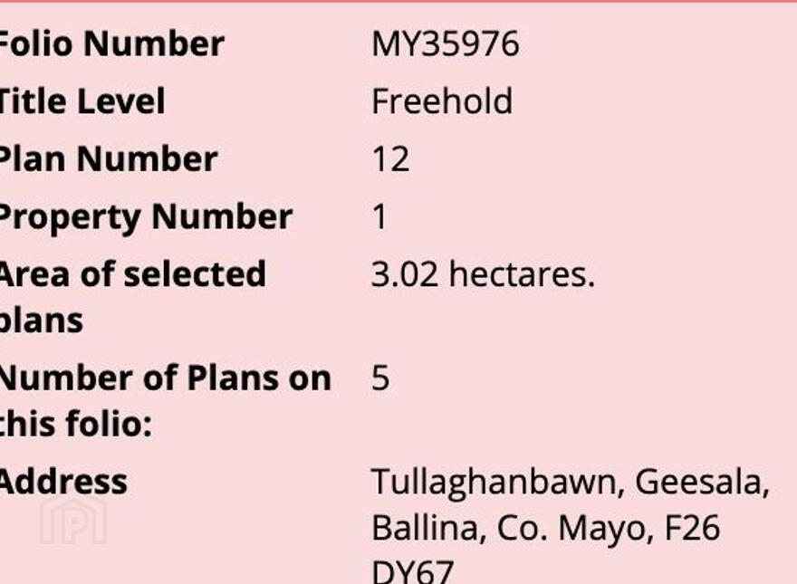 Tullaghanbawn, Geesala, F26DY67