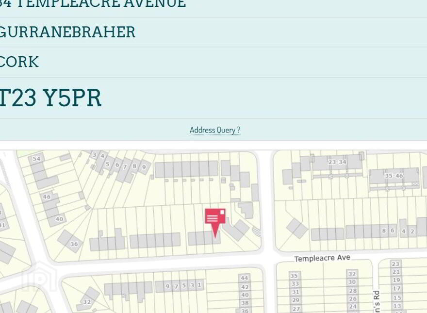 34 Templeacre Avenue, Gurranebraher, Gurranabraher, T23Y5PR