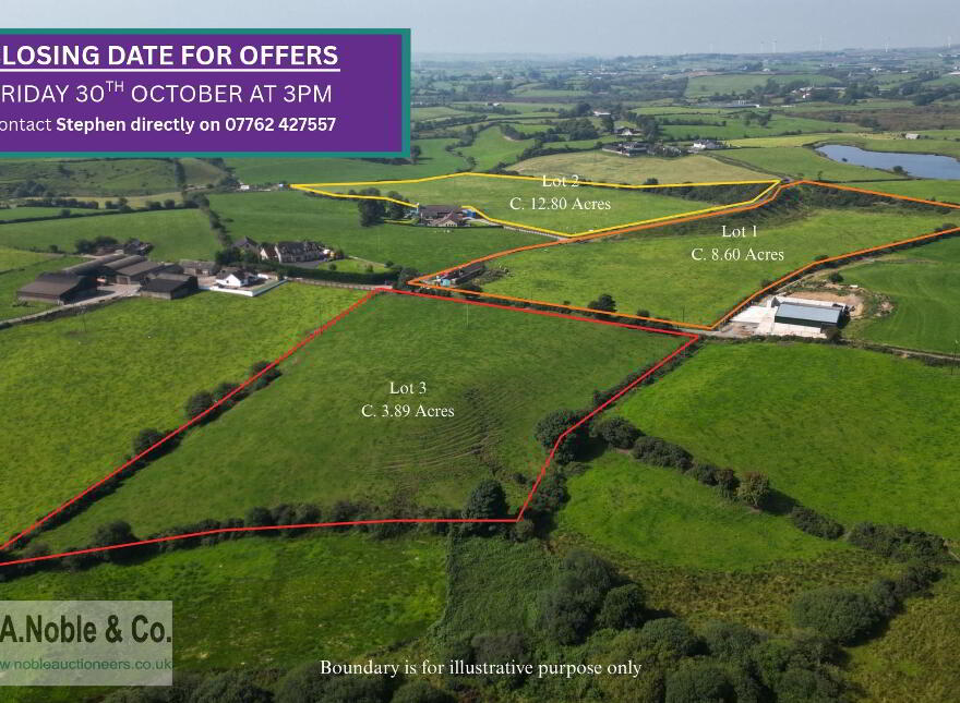 C. 25.3 Acres Offered In Three Lots, Moboy Road, Pomeroy, BT70 2SG