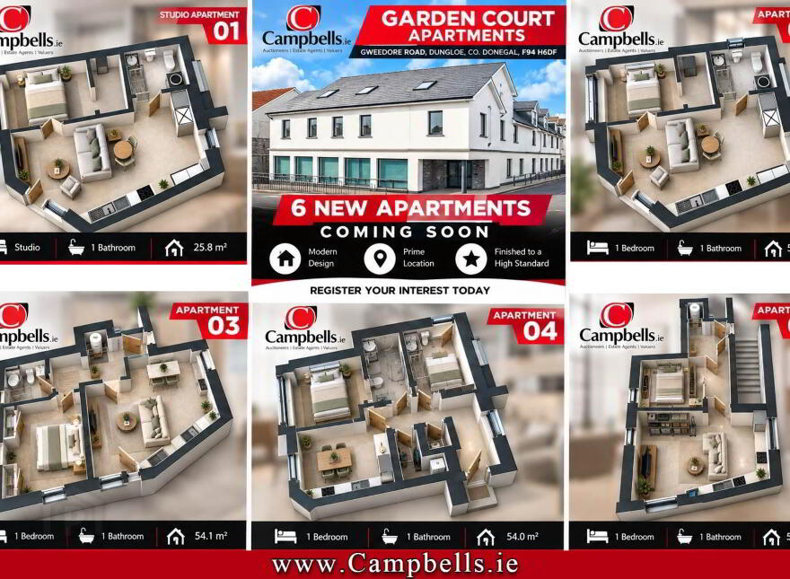 Garden Court Apartments, Garden Court, Gweedore Road, Dungloe