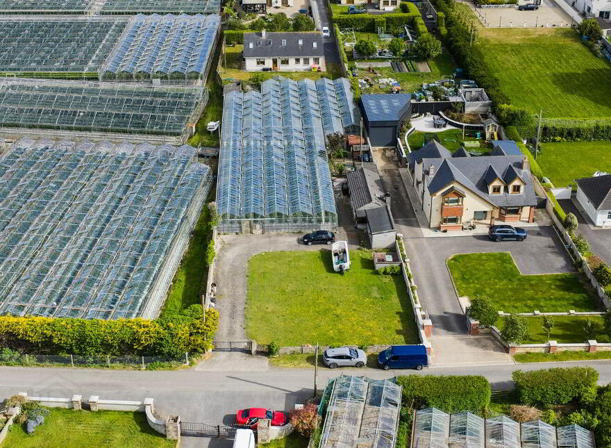 House And Glasshouses, Sundrive Road, Rush, K56FH32