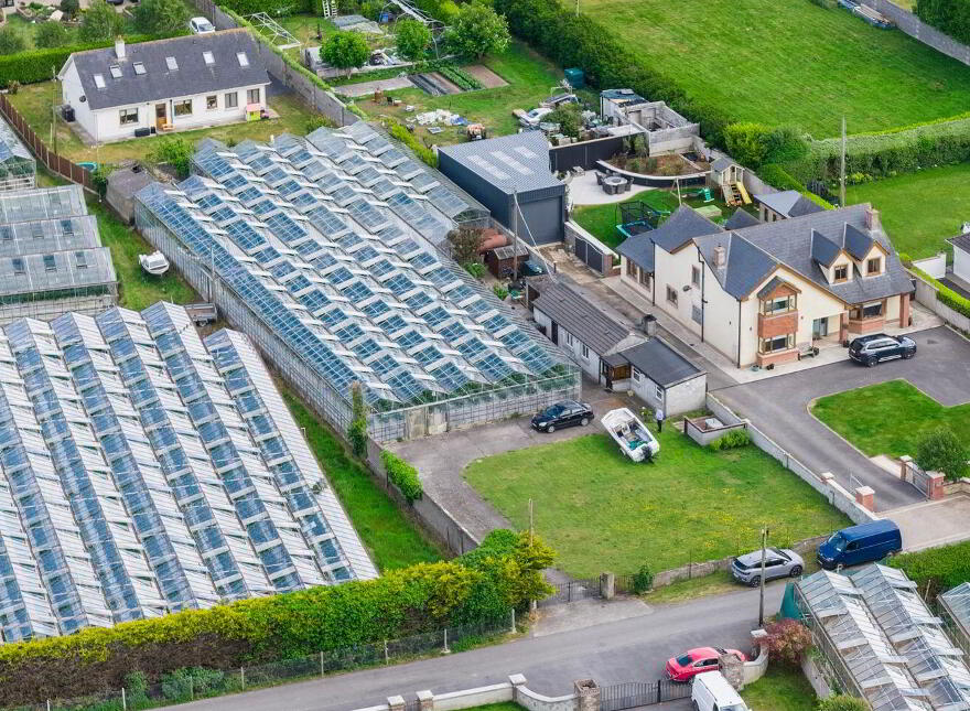 House And Glasshouses, Sundrive Road, Rush, K56FH32