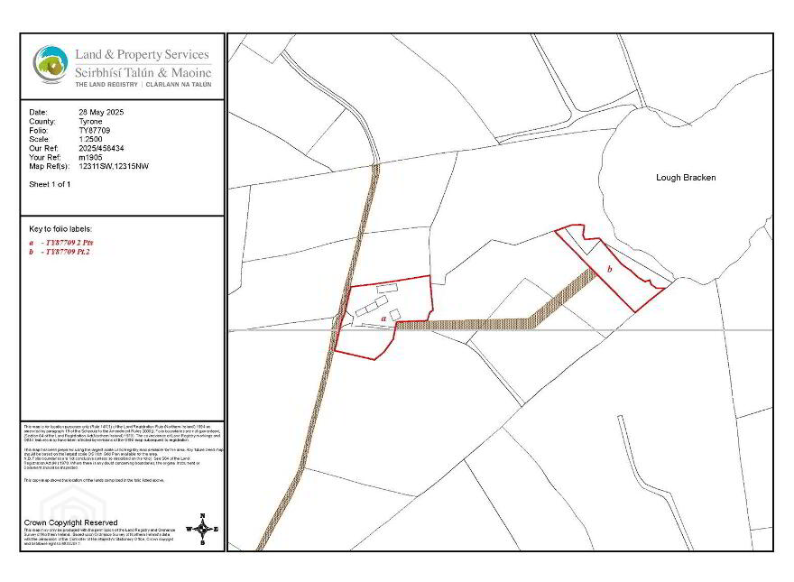 House & Additional Land, 31 Loughbracken Lane, Pomeroy, Cookstown, BT70 2DS