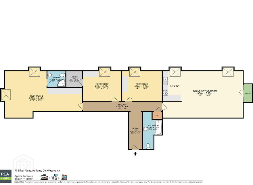 Apartment 77 Silver Quay, Northgate Street, Athlone, N37KX51