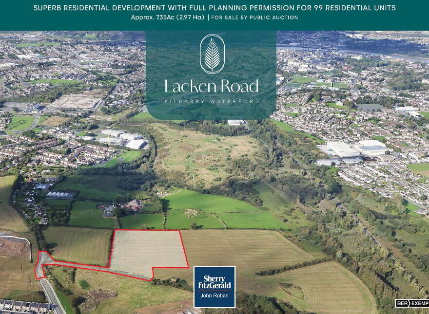 Approx. 7.35 Acres At, Laken Road, Killbarry, Waterford