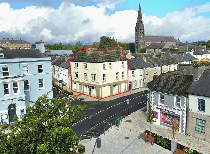 "Benchmark", The Square, Ballaghaderreen, F45AC62