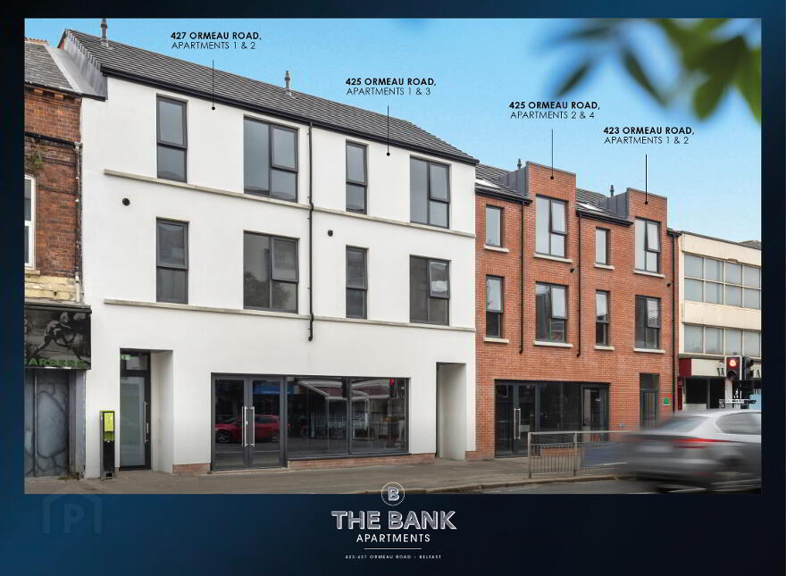 Two Bedroom Apartments, The Bank Apartments, 423 - 427 Ormeau Road, Belfast