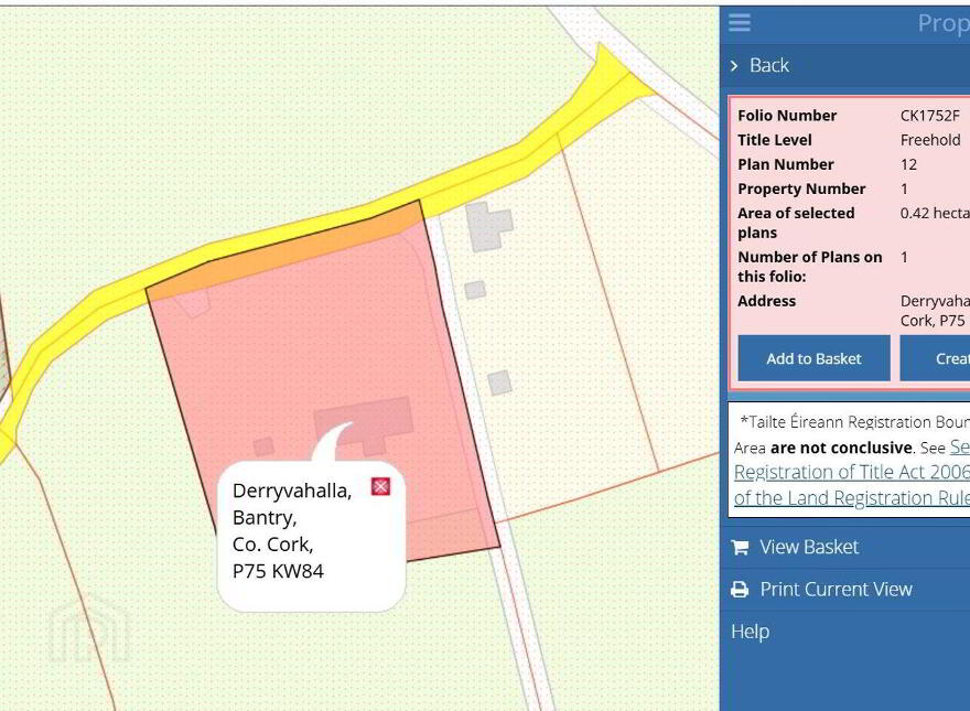 Derryvahalla, Bantry, P75KW84