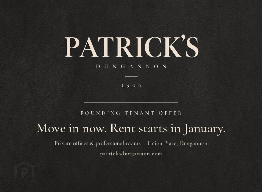 Patrick's, Union Place, Dungannon, BT70 1DL