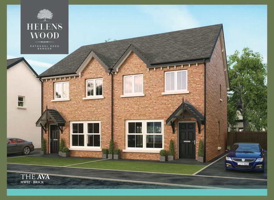 The Ava (brick) (no Sunroom), Helens Wood, Bangor