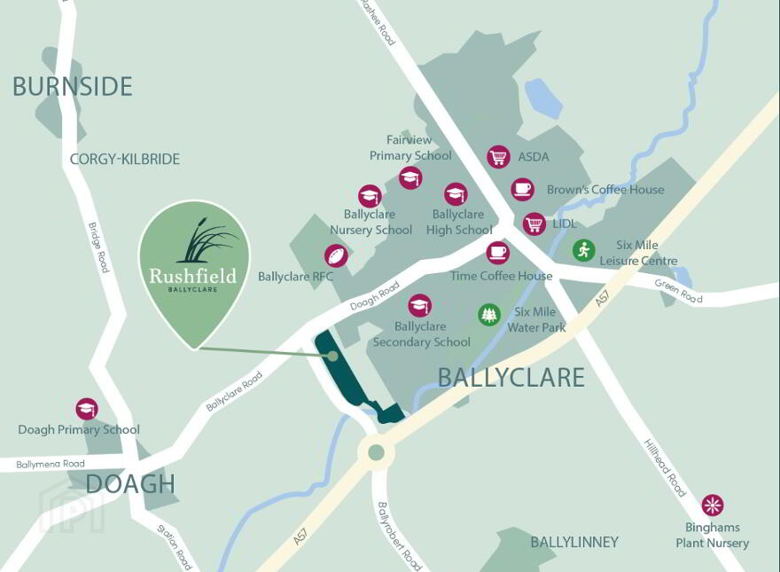 Meadow, Rushfield Manor, Templepatrick Road, Ballyclare, BT39 9EZ