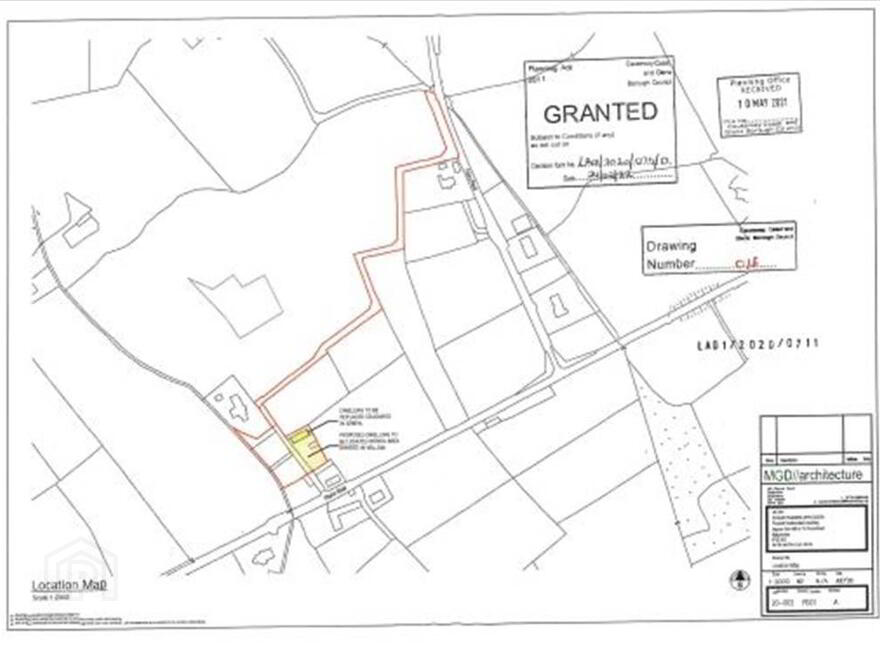 Site Approx 45m NW Of, 74 Pharis Road, Loughgiel, Ballymoney, BT53 8JZ