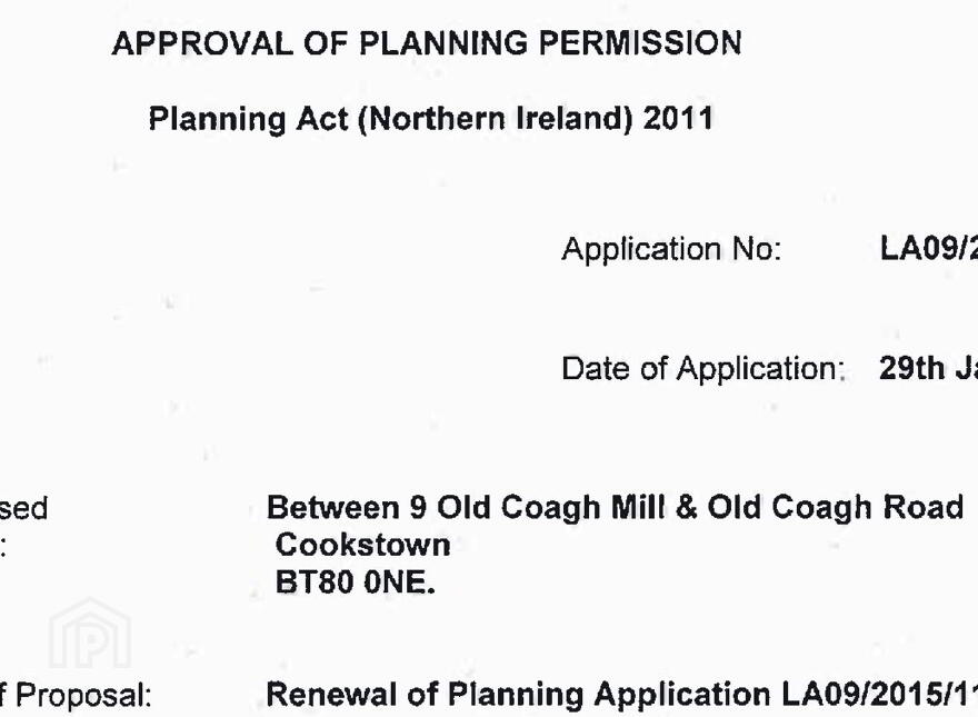 Old Coagh Mill, Cookstown, BT80 8QG