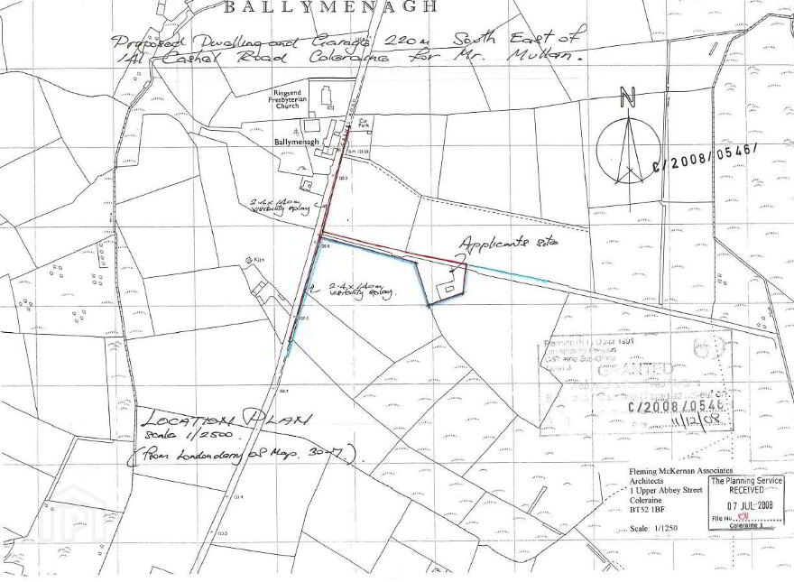 220m South East Of, 141 Cashel Rd Cashel Road, Garvagh, Coleraine, BT51 4HW