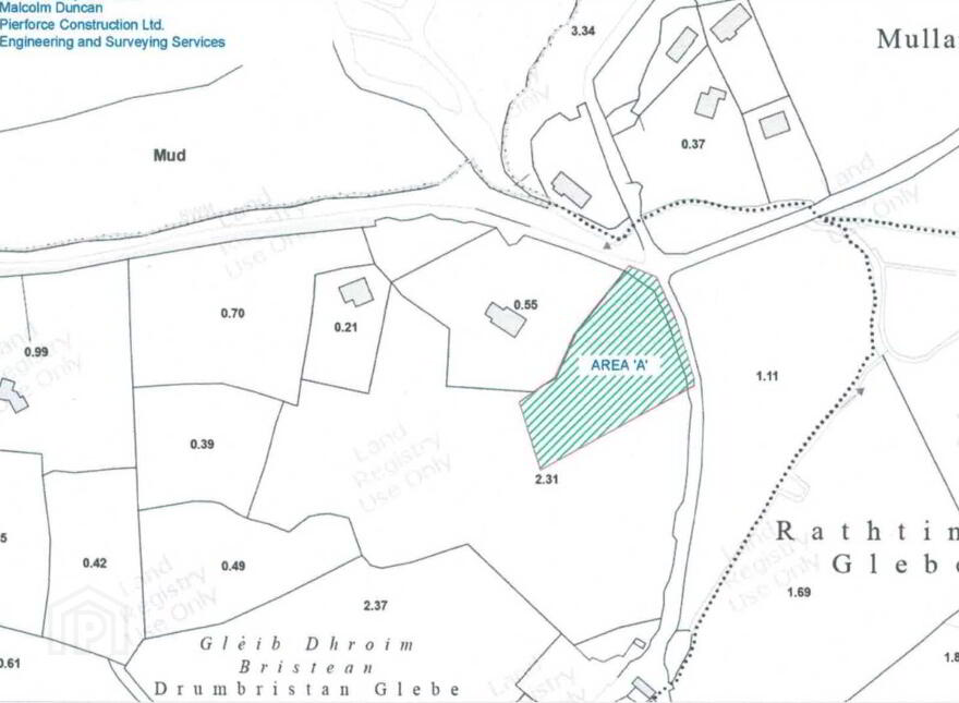 Drumbristan Glebe, Laghy