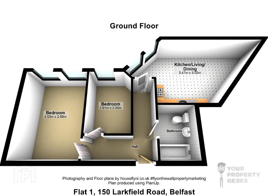 Apt 1 150 Larkfield Road, Belfast, BT4 1QF