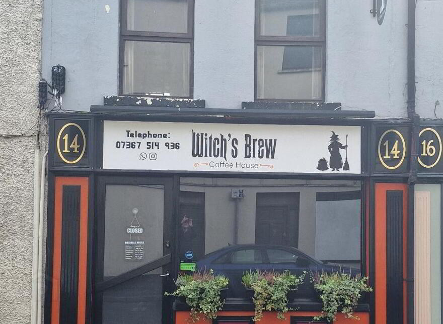 The Witches Brew Coffee Shop, 14 Church Street, Dromore, BT78 3DX