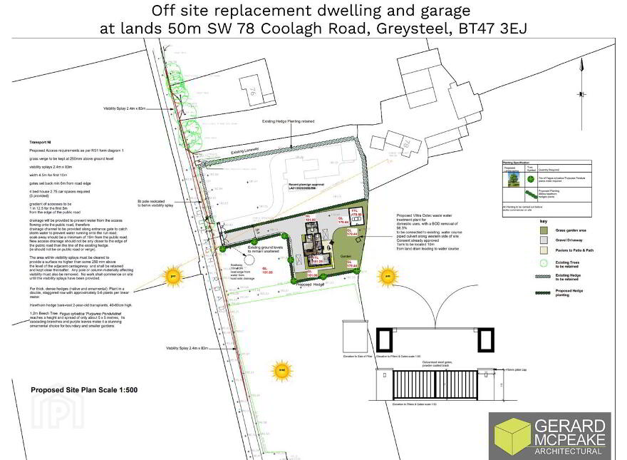 Two Sites SW Of, 78 Coolagh Road, Greysteel, Londonderry, BT47 3EJ