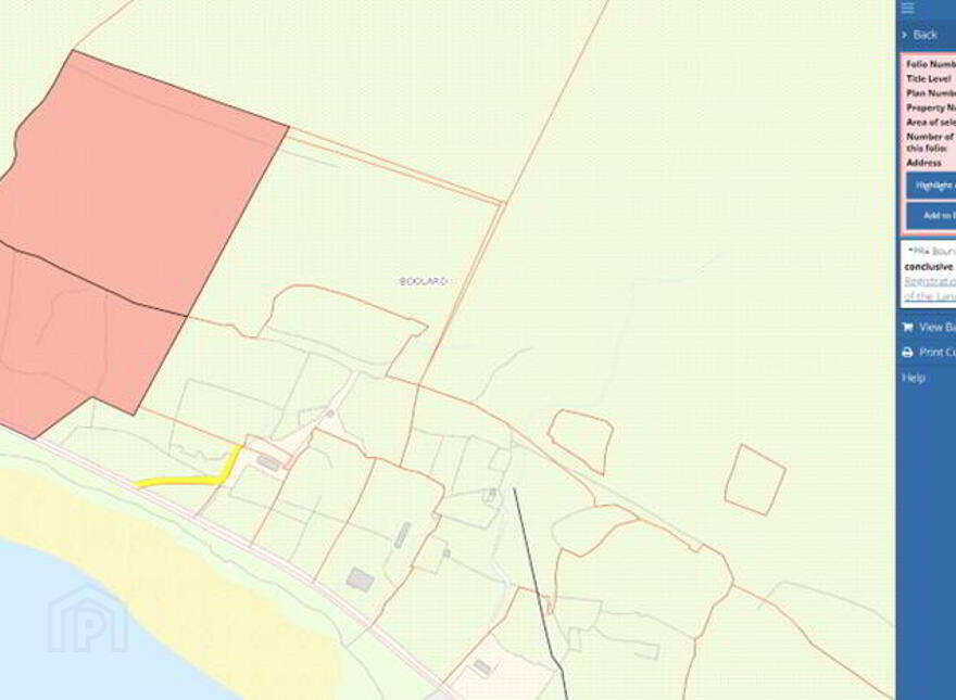 Circa 16 Acres Of Land, Located At Boolard, Claddaghduff Road, Clifden