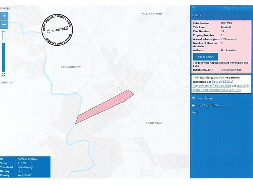 19 Acres Land, Approx, Cornacreevy, Finea