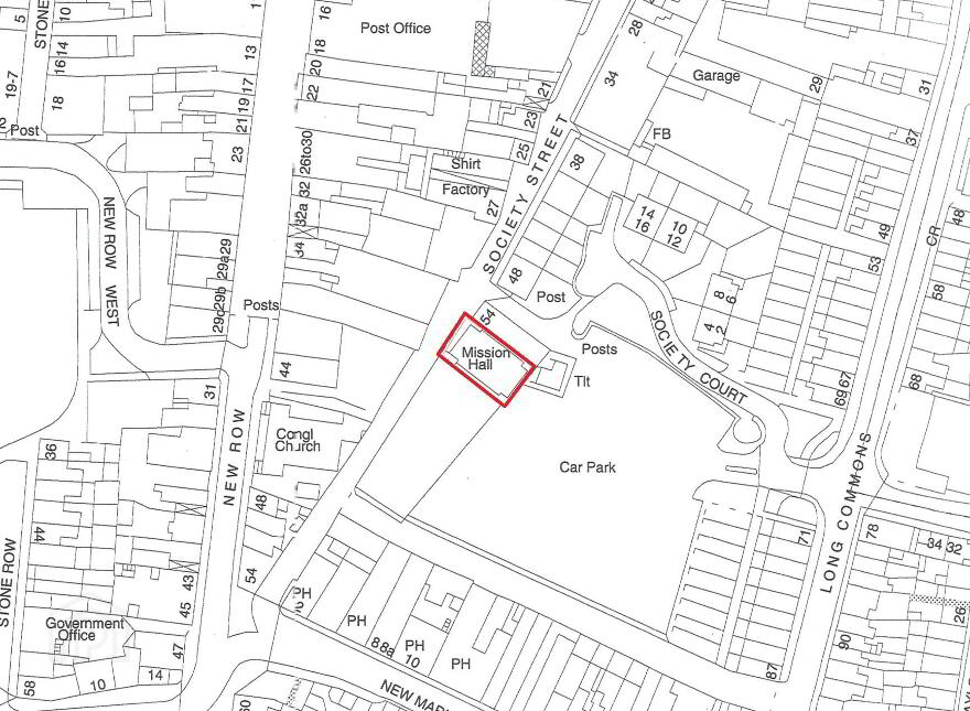 Development Site, At 56 Society Street, Coleraine, BT52 1EG