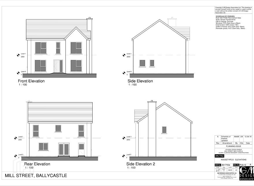 House Type B, Mill Street Development, 23 - 27 Mill Street, Ballycastle, BT54 6ES