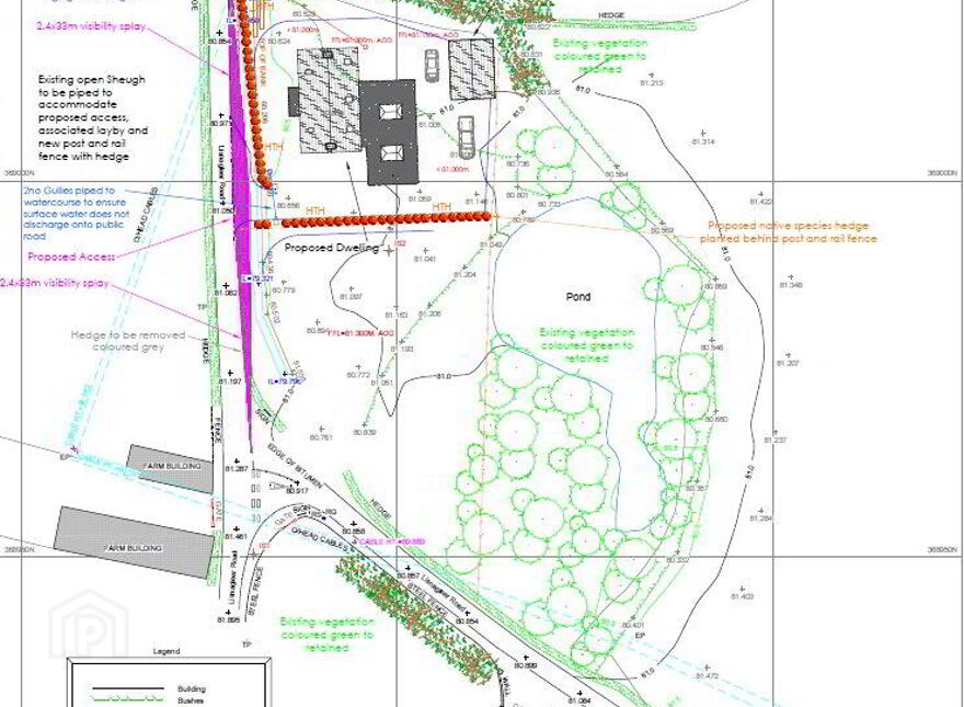 Site, With FPP Between 11 & 15 Lisnagleer Road, Dungannon, BT70 3LN