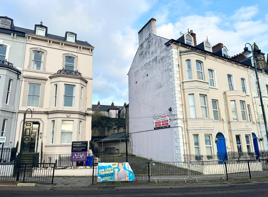 PLANNING PERMISSION FOR 7 X 1 Bed APTS, 1 Dacre Terrace, City Centre, L’derry, BT48 6JU