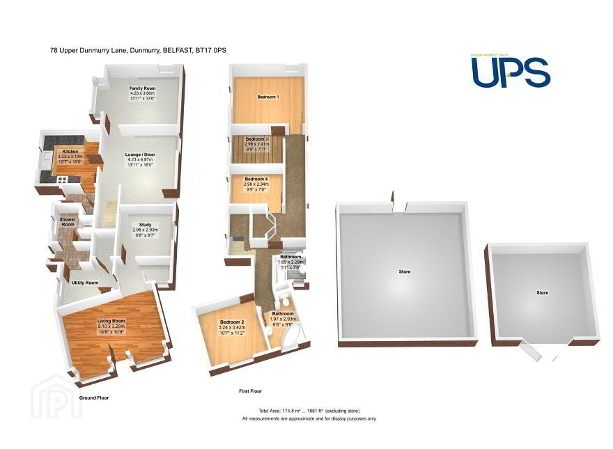 House And Apartment With Yard & Outbuildings, 78 Upper Dunmurry Lane, Belfast, BT17 0PS