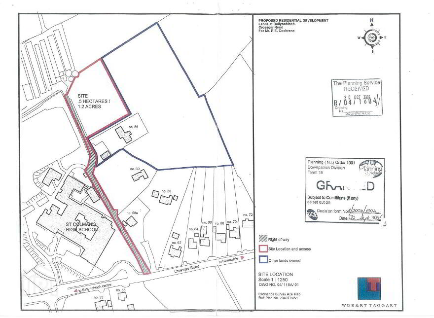 Building Sites Adjacent To, 56 Crossgar Road, Ballynahinch, BT24 8XS