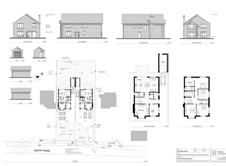 2 FPP For Dwellings, 48 North Road, Newtownards, BT23 7AS