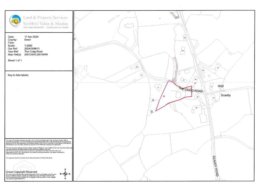Freehold Building Site Adjacent To, 72 The Craig Road, Downpatrick, BT30 9BG