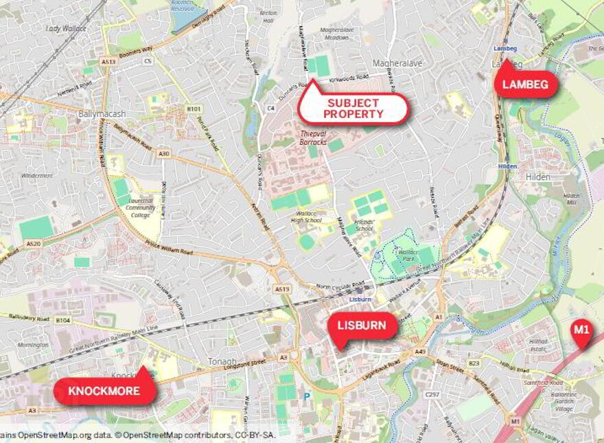 Semi-Detached , Dwellings And Land Totalling, 0 5acres 1, 3 & 5 Kirkwo...Lisburn, BT28 3SA