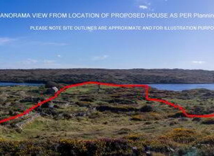 Circa 7 Acres, Of Ground With Sea Frontage And Full Planning Perm, Clifden