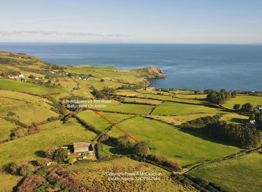 Building Site Ajacent 142m West Of, 93 Torr Road, Ballycastle, BT54 6RH