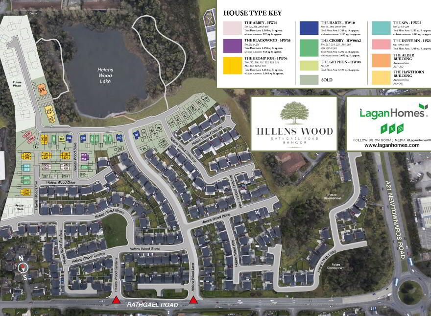 The Hawthorn, Helens Wood Lakeside Apartments, Rathgael Road, Bangor