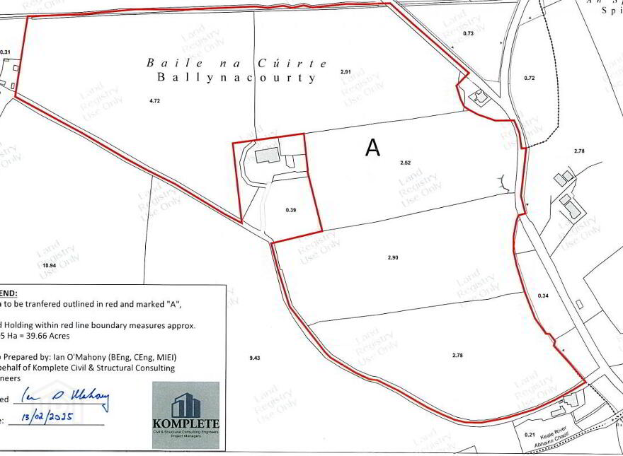 2, C. 43.76 Acres, Ballinacourty, Kilfinane