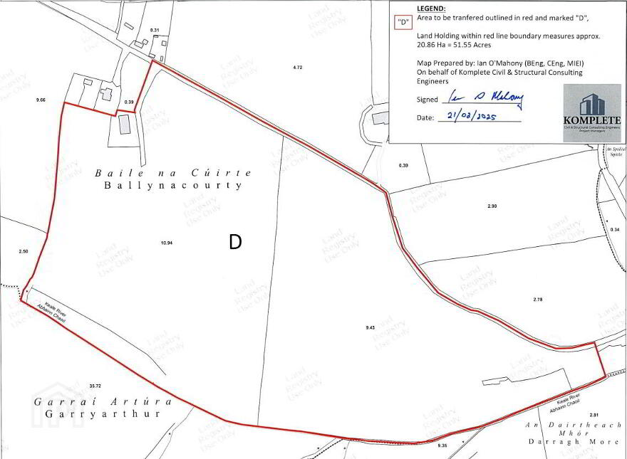 1, C. 51.55 Acres, Ballinacourty, Kilfinane