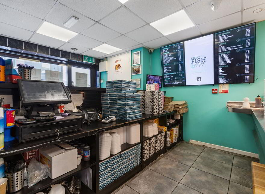 Frews Fish & Chip Shop, 8 The Diamond, Ahoghill, Ballymena, BT42 1JZ