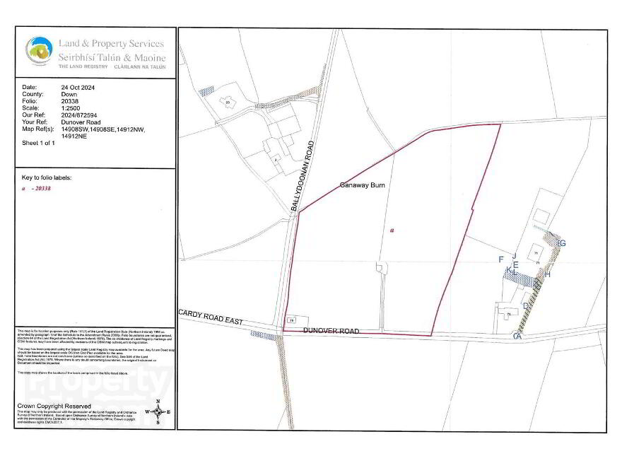 Freehold Building Site And Agri Lands, Adj To79, Dunover Road, Ballywalter, BT22 2LW photo