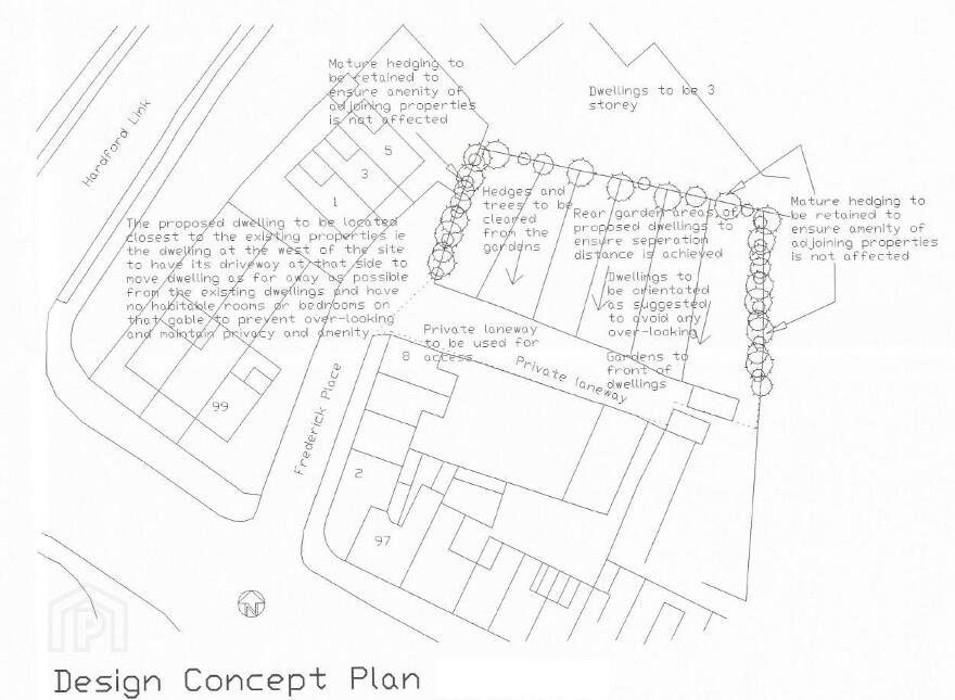 Site To North-East Of, 8 Frederick Place, Newtownards, BT23 4AW