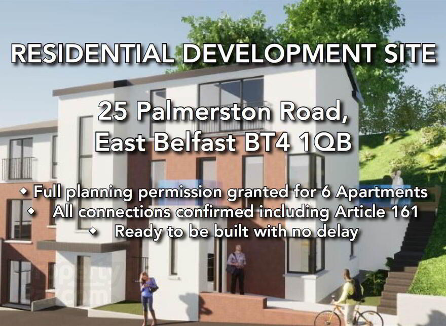 Development Site With Full Planning Permission, 25 Palmerston Road, Belfast, BT4 1QB photo