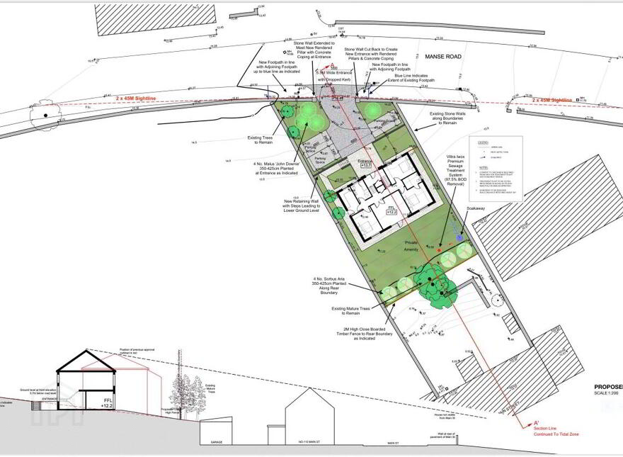 Site With FPP To Rear Of, 115 Main Street, Dundrum, BT33 0LX